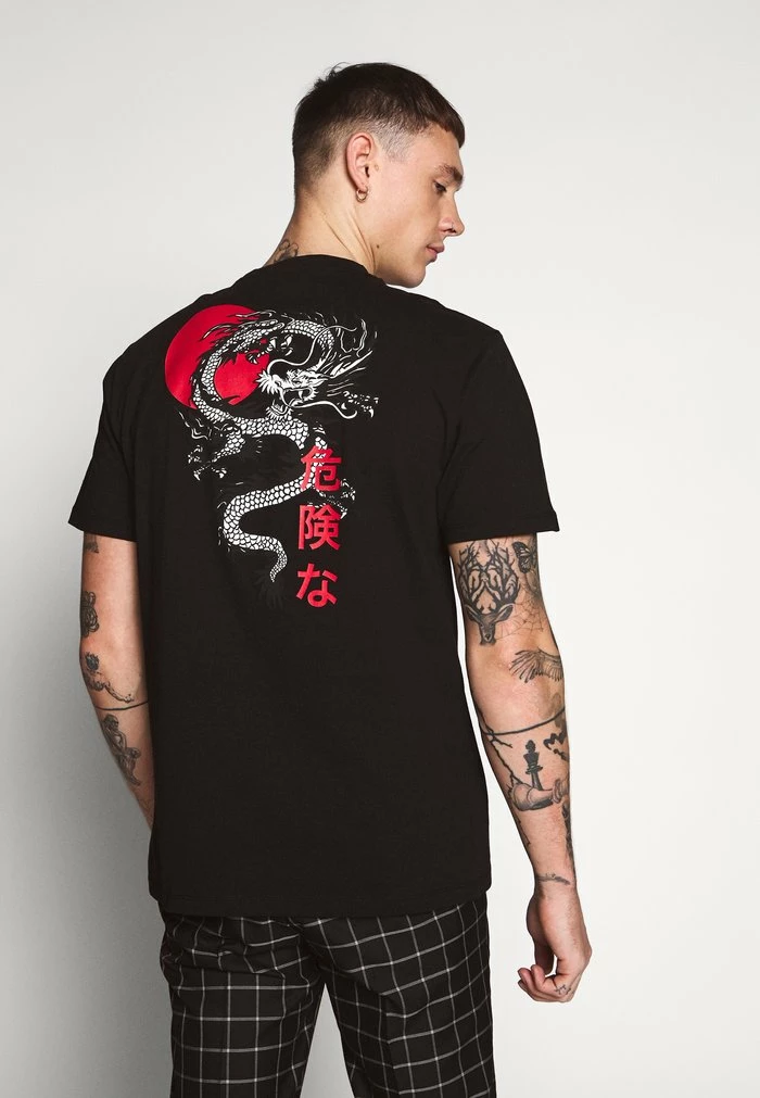 Only & Sons ONSLUNG TEE - Print T-shirt - Black 3 Only & Sons ONSLUNG TEE - Print T-shirt - Black