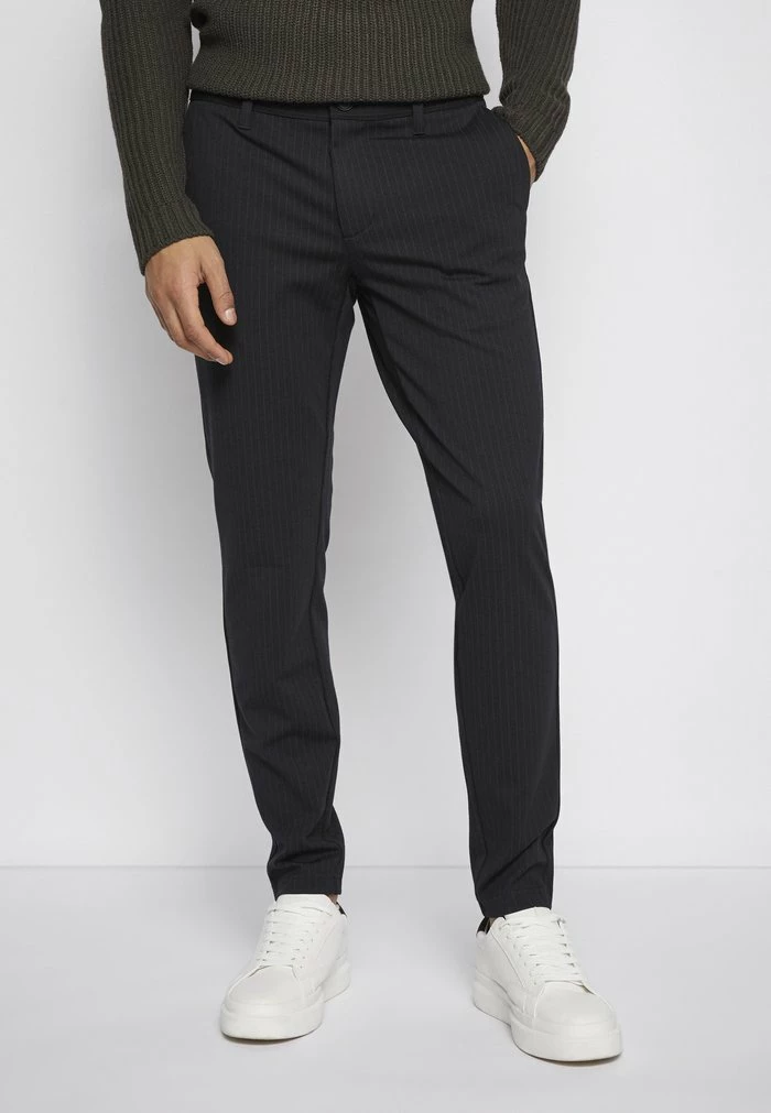 Only & Sons ONSMARK PANT STRIPE - Trousers - Black 5 Only & Sons ONSMARK PANT STRIPE - Trousers - Black - Image 3