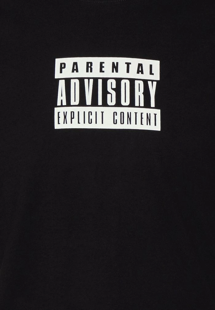 Only & Sons ONSFRED PARENTAL ADVISOR TEE UNISEX - Print T-shirt - Black 7 Only & Sons ONSFRED PARENTAL ADVISOR TEE UNISEX - Print T-shirt - Black - Image 5