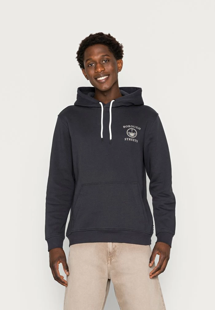 Only & Sons ONSKYLE VARSITY HOODIE - Sweatshirt - Dark Navy 3 Only & Sons ONSKYLE VARSITY HOODIE - Sweatshirt - Dark Navy