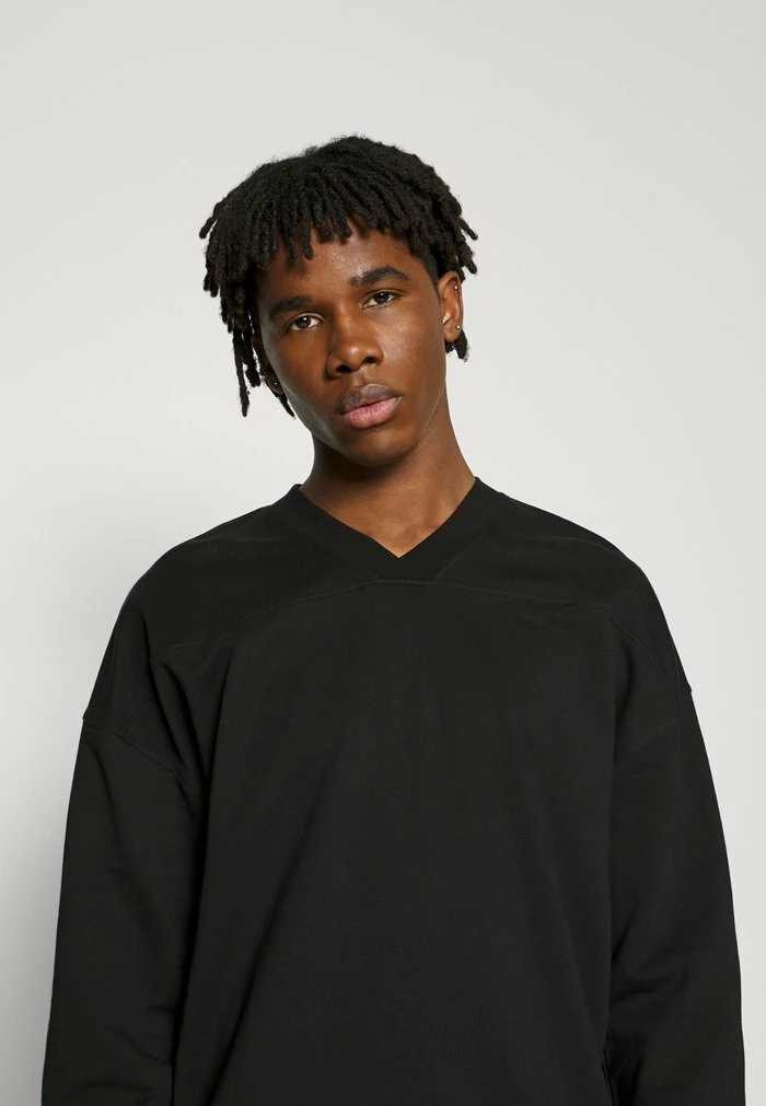 Only & Sons ONSCLAYTON V-NECK SWEAT - Sweatshirt - Black 6 Only & Sons ONSCLAYTON V-NECK SWEAT - Sweatshirt - Black - Image 4