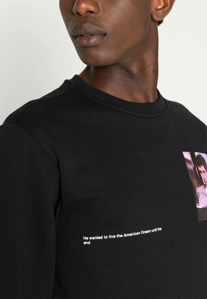 Only & Sons ONSDYLAN SCARFACE CREW - Sweatshirt - Black 7 Only & Sons ONSDYLAN SCARFACE CREW - Sweatshirt - Black - Image 5