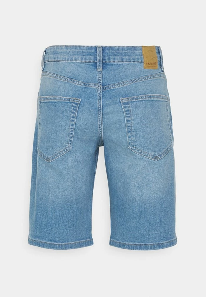 Only & Sons ONSAVI LIFE - Denim Shorts - Blue Denim 4 Only & Sons ONSAVI LIFE - Denim Shorts - Blue Denim - Image 2