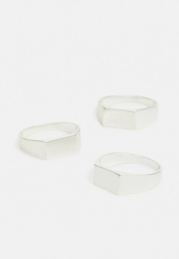 Only & Sons ONSCALVIN RING UNISEX 3 PACK - Ring - Silver-coloured 5 Only & Sons ONSCALVIN RING UNISEX 3 PACK - Ring - Silver-coloured - Image 3