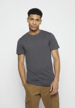 Only & Sons ONSMATT LONGY TEE 5 PACK - Basic T-shirt - White/dark/blue/ Melange/cab