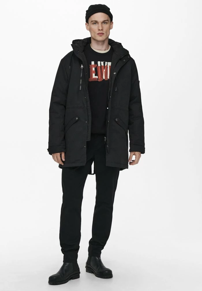 Only & Sons ONSKLAUS WINTER - Parka - Black 4 Only & Sons ONSKLAUS WINTER - Parka - Black - Image 2