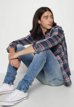 Only & Sons ONSTAM CHECK SHIRT - Shirt - Dark Navy/red/white -Only & Sons shop a314ab63597843b28189591e3b73a7d5