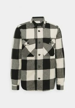 Only & Sons ONSMILO OVERSHIRT - Shirt - Black -Only & Sons shop a4f087c52c8d456b837c19bc075cc555