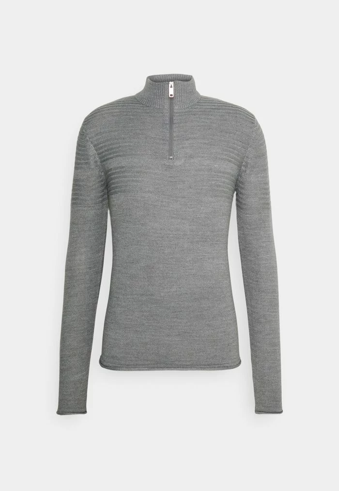 Only & Sons ONSBLADE HALF ZIP - Jumper - Medium Grey Melange 7 Only & Sons ONSBLADE HALF ZIP - Jumper - Medium Grey Melange - Image 5