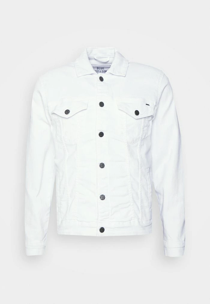 Only & Sons ONSCOIN COLOUR TRUCKER - Denim Jacket - Bright White 9 Only & Sons ONSCOIN COLOUR TRUCKER - Denim Jacket - Bright White - Image 7