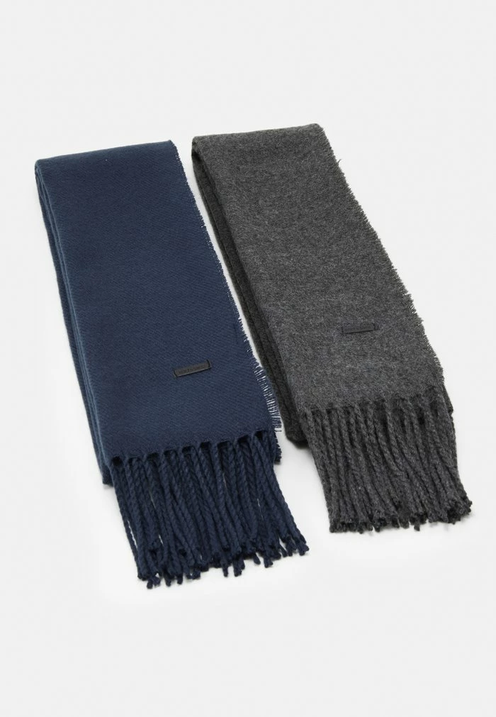 Only & Sons ONSCARLO SCARF 2 PACK UNISEX - Scarf - Dark Grey Melange/dark Navy 3 Only & Sons ONSCARLO SCARF 2 PACK UNISEX - Scarf - Dark Grey Melange/dark Navy