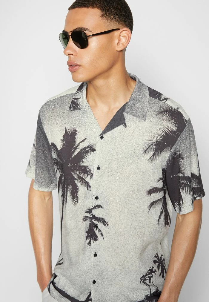 Only & Sons ONSBANE LIFE PALM SHIRT - Shirt - Black 7 Only & Sons ONSBANE LIFE PALM SHIRT - Shirt - Black - Image 5