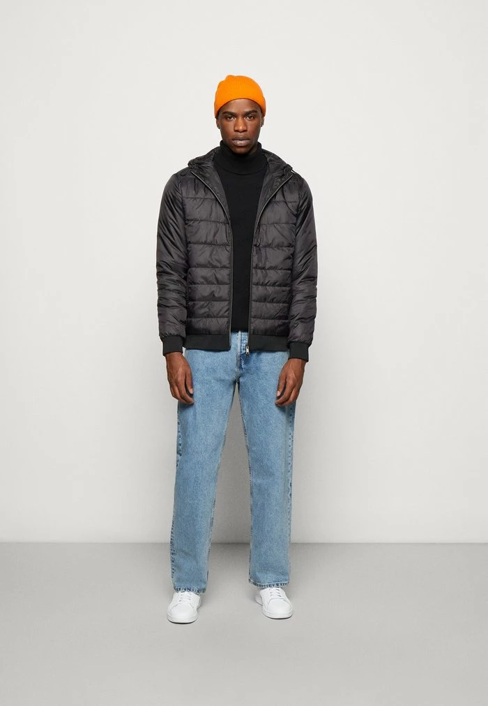 Only & Sons ONSKOBE QUILTED HOOD - Light Jacket - Black 4 Only & Sons ONSKOBE QUILTED HOOD - Light Jacket - Black - Image 2