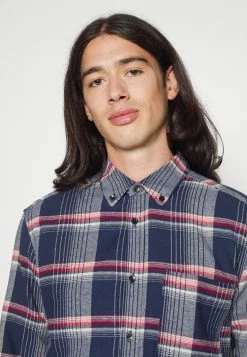 Only & Sons ONSTAM CHECK SHIRT - Shirt - Dark Navy/red/white -Only & Sons shop a9474354c20d4f64934cd0f293f2d537