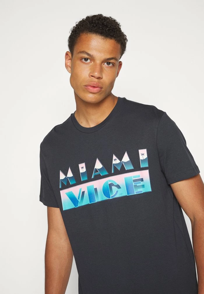 Only & Sons ONSVICE TEE - Print T-shirt - Dark Navy 8 Only & Sons ONSVICE TEE - Print T-shirt - Dark Navy - Image 6