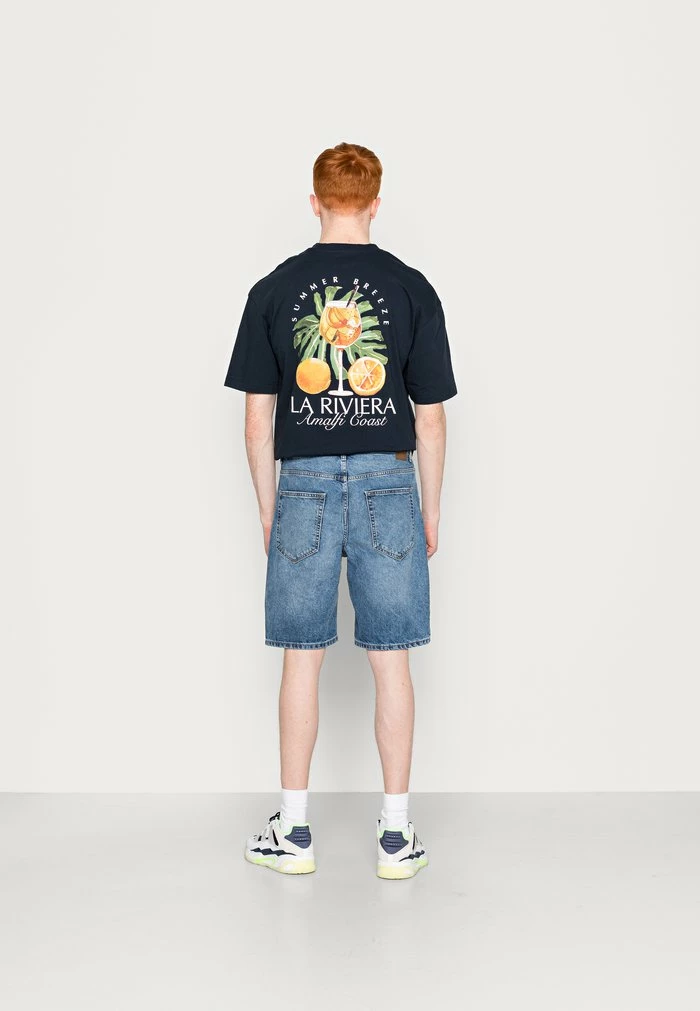 Only & Sons ONSAVI DAMAGE - Denim Shorts - Blue Denim 5 Only & Sons ONSAVI DAMAGE - Denim Shorts - Blue Denim - Image 3