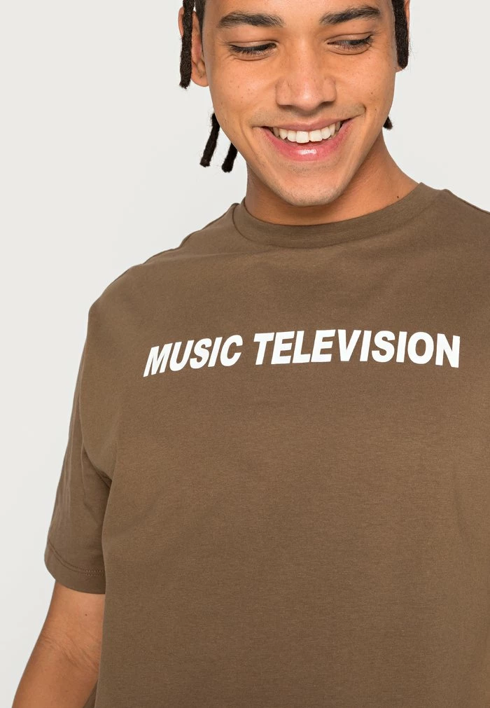 Only & Sons MTV TEE - Print T-shirt - Teak 7 Only & Sons MTV TEE - Print T-shirt - Teak - Image 5