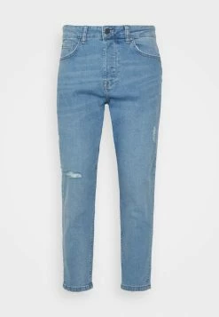 Only & Sons ONSAVI BEAM LIFE CROP - Straight Leg Jeans - Blue Denim