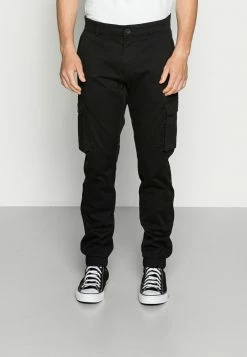 Only & Sons ONSCAM STAGE CUFF - Cargo Trousers - Black
