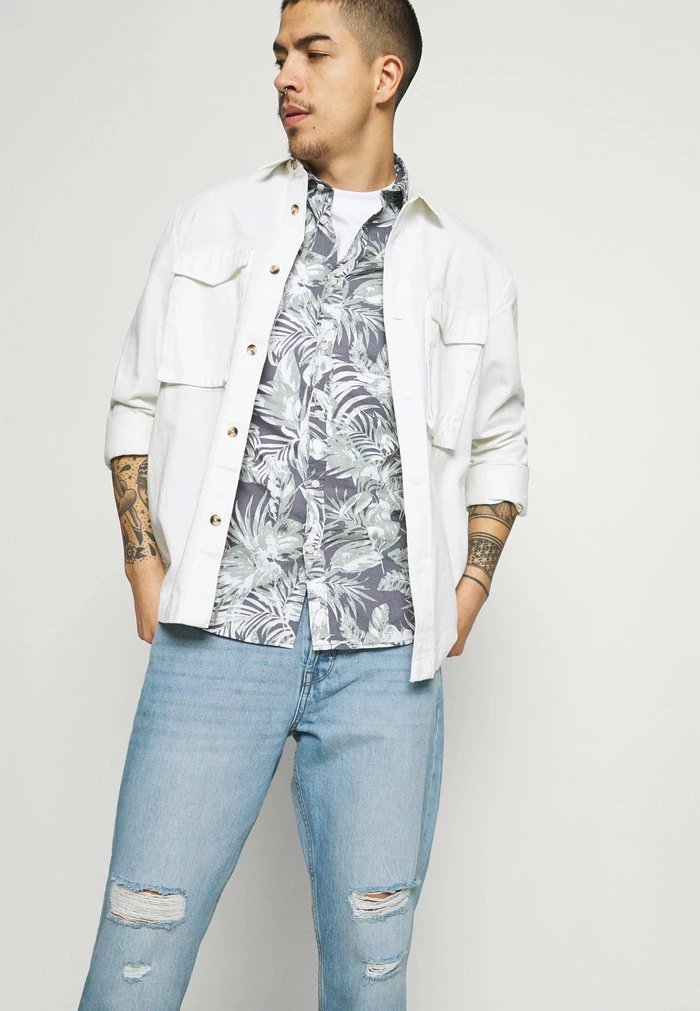 Only & Sons ONSAVI BEAM LIFE CROP - Jeans Tapered Fit - Blue Denim 6 Only & Sons ONSAVI BEAM LIFE CROP - Jeans Tapered Fit - Blue Denim - Image 4