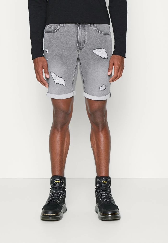 Only & Sons ONSPLY DAMAGE - Denim Shorts - Grey Denim 6 Only & Sons ONSPLY DAMAGE - Denim Shorts - Grey Denim - Image 4
