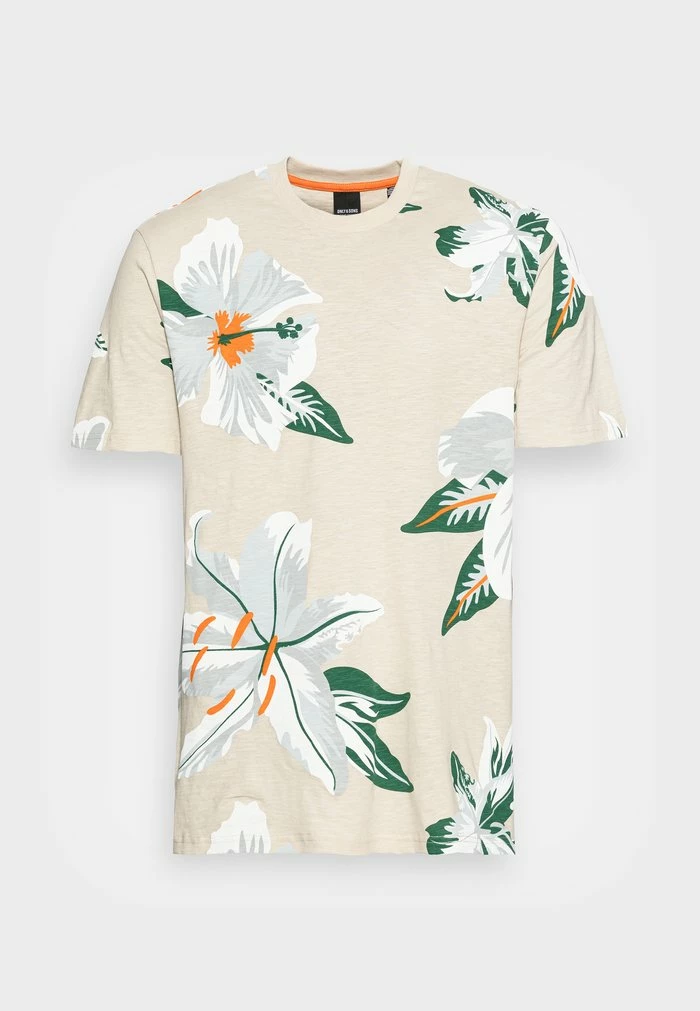 Only & Sons ONSKLOP FLORAL TEE - Print T-shirt - Beige 6 Only & Sons ONSKLOP FLORAL TEE - Print T-shirt - Beige - Image 4