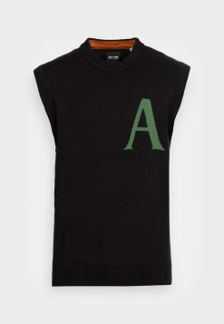 Only & Sons ONSPASCO LOOSE VEST - Jumper - Black -Only & Sons shop b8353b9c8c0843ca83766c36a2c56f12