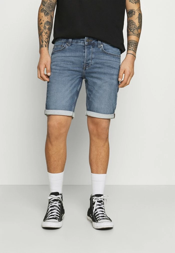 Only & Sons ONSPLY LIFE - Denim Shorts - Blue Denim 3 Only & Sons ONSPLY LIFE - Denim Shorts - Blue Denim