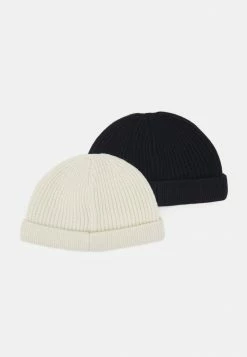 Only & Sons ONSSHORT BEANIE 2 PACK - Beanie - Black/white -Only & Sons shop b95990c6856e40579481b6070f2765e8