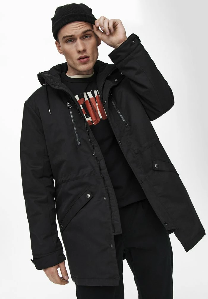 Only & Sons ONSKLAUS WINTER - Parka - Black 7 Only & Sons ONSKLAUS WINTER - Parka - Black - Image 5