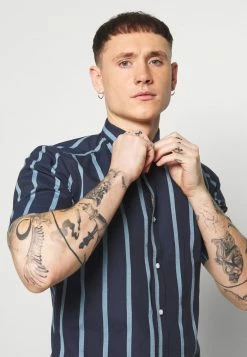 Only & Sons ONSTRAVIS LIFE STRIPED - Shirt - Dark Navy 11 Only & Sons ONSTRAVIS LIFE STRIPED - Shirt - Dark Navy -Only & Sons shop be0fafbd46b941c9a75c6cba67b8902d