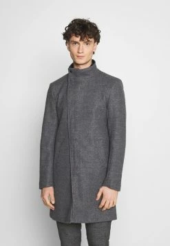Only & Sons ONSOSCAR STAR COAT - Classic Coat - Light Grey