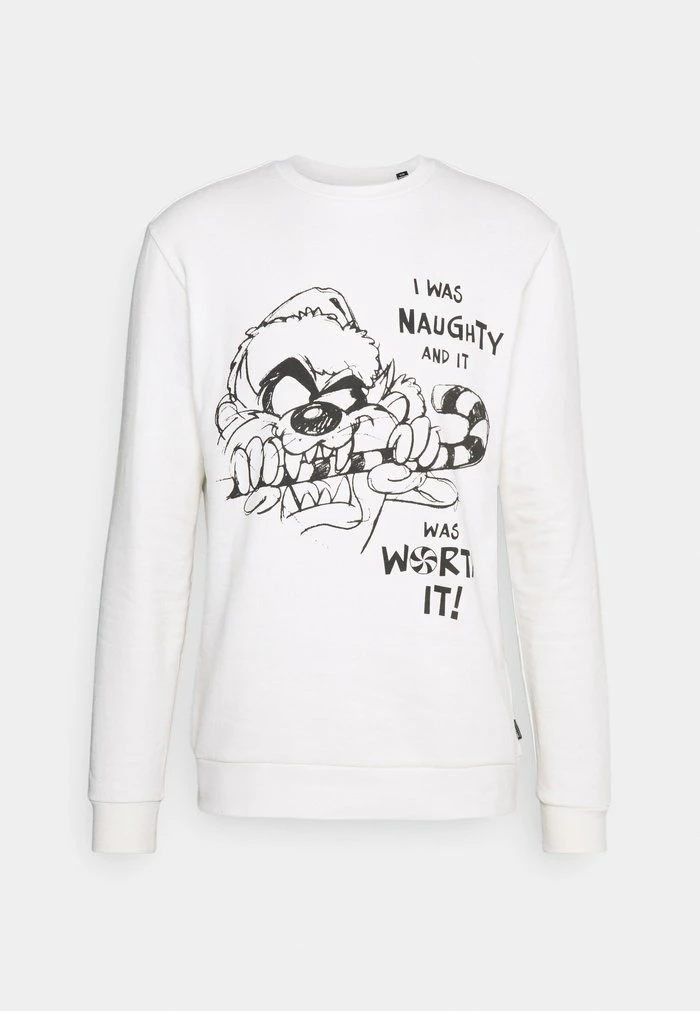 Only & Sons ONSLOONEY LIFE REG CREW NECK - Sweatshirt - Star White 7 Only & Sons ONSLOONEY LIFE REG CREW NECK - Sweatshirt - Star White - Image 5