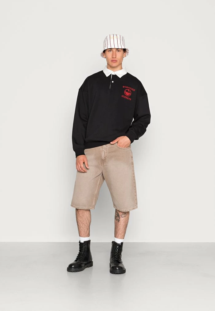 Only & Sons ONSDAVID RUGBY - Polo Shirt - Black 4 Only & Sons ONSDAVID RUGBY - Polo Shirt - Black - Image 2