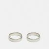 Only & Sons ONSCALEB UNISEX 2 PACK - Ring - Silver-coloured -Only & Sons shop c2acc0ec0f8b4b57848e86fd25817a74