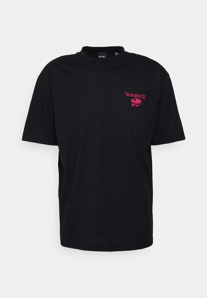 Only & Sons ONSFRED LIFE SARTO TEE - Print T-shirt - Black 7 Only & Sons ONSFRED LIFE SARTO TEE - Print T-shirt - Black - Image 5
