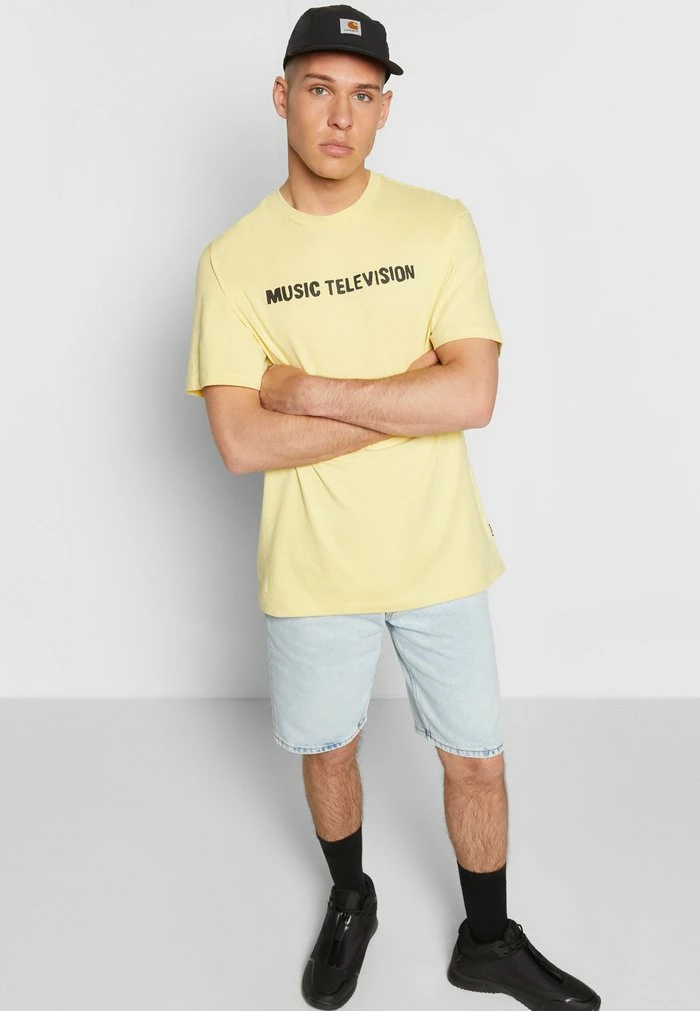 Only & Sons ONSAVI BLEACH - Denim Shorts - Blue Denim 7 Only & Sons ONSAVI BLEACH - Denim Shorts - Blue Denim - Image 5