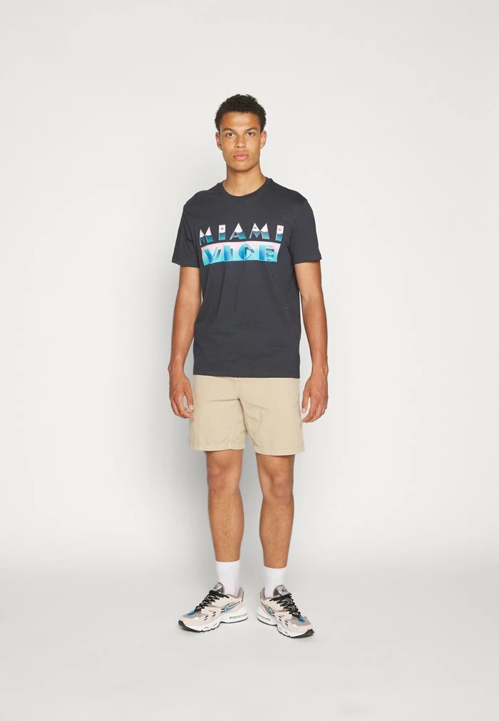 Only & Sons ONSVICE TEE - Print T-shirt - Dark Navy 4 Only & Sons ONSVICE TEE - Print T-shirt - Dark Navy - Image 2