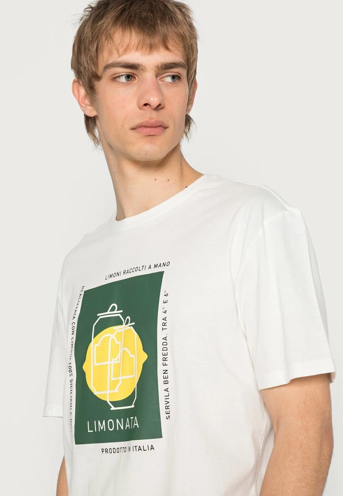 Only & Sons ONSIKE NEW TEE - Print T-shirt - Star White 7 Only & Sons ONSIKE NEW TEE - Print T-shirt - Star White - Image 5