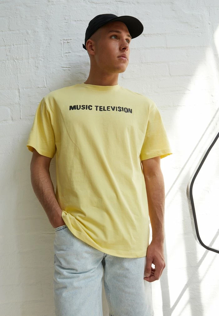 Only & Sons ONSMTV TEE - Print T-shirt - Custard 3 Only & Sons ONSMTV TEE - Print T-shirt - Custard