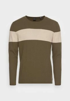 Only & Sons ONSDON CREW NECK STRIPE - Jumper - Olive Night 10 Only & Sons ONSDON CREW NECK STRIPE - Jumper - Olive Night -Only & Sons shop c999b70ad8bf42ddacee1fdd31f24a91