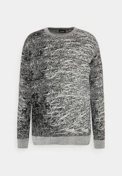Only & Sons ONSHANS LIFE CREW - Jumper - Black/white