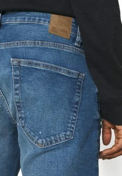 Only & Sons ONSLOOM LIFE DAMAG - Slim Fit Jeans - Blue Denim -Only & Sons shop cbd92ab3b0694e1190dbea666d4b05b6