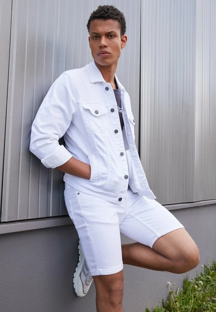 Only & Sons ONSCOIN COLOUR TRUCKER - Denim Jacket - Bright White 5 Only & Sons ONSCOIN COLOUR TRUCKER - Denim Jacket - Bright White - Image 3