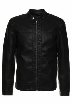 Only & Sons ONSMIKE RACER JACKET - Faux Leather Jacket - Black 10 Only & Sons ONSMIKE RACER JACKET - Faux Leather Jacket - Black -Only & Sons shop d1c2ff1570ab44388cfadad42875f2c0