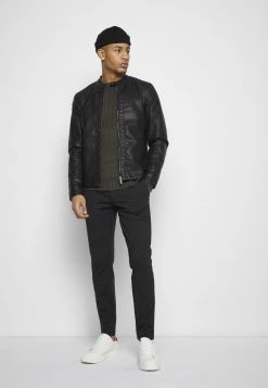 Only & Sons ONSMIKE RACER JACKET - Faux Leather Jacket - Black 13 Only & Sons ONSMIKE RACER JACKET - Faux Leather Jacket - Black -Only & Sons shop d38f079037e14821adf03c530be2e729