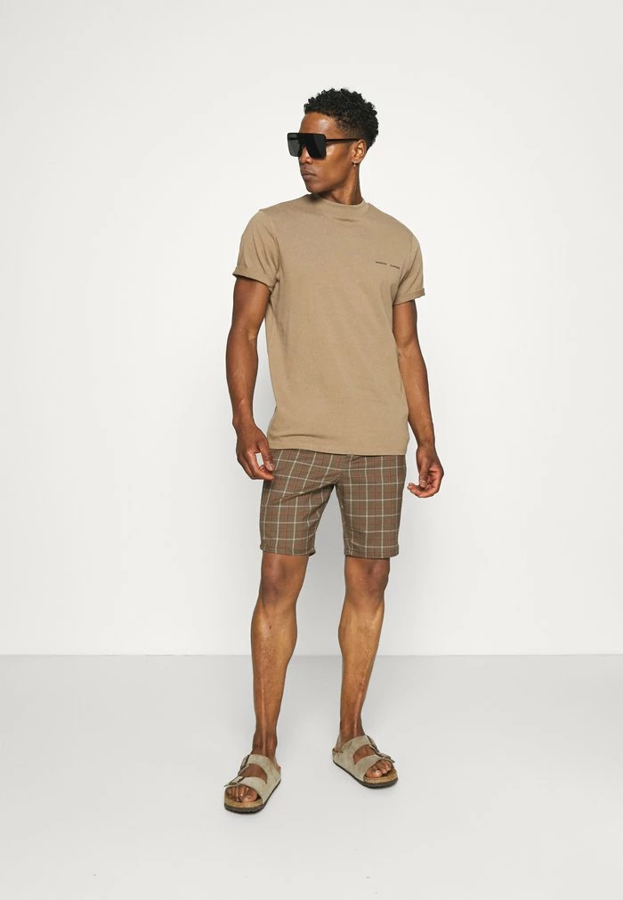 Only & Sons ONSLINUS CHECK - Shorts - Cedar Wood 4 Only & Sons ONSLINUS CHECK - Shorts - Cedar Wood - Image 2