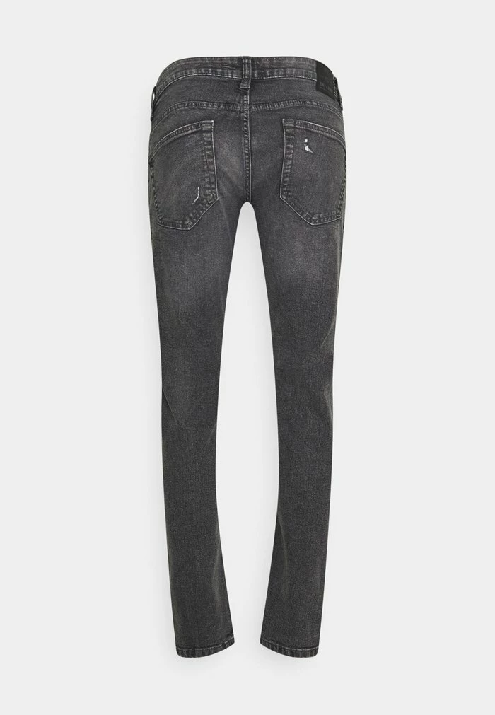 Only & Sons ONSLOOM LIFE - Slim Fit Jeans - Black Denim 4 Only & Sons ONSLOOM LIFE - Slim Fit Jeans - Black Denim - Image 2