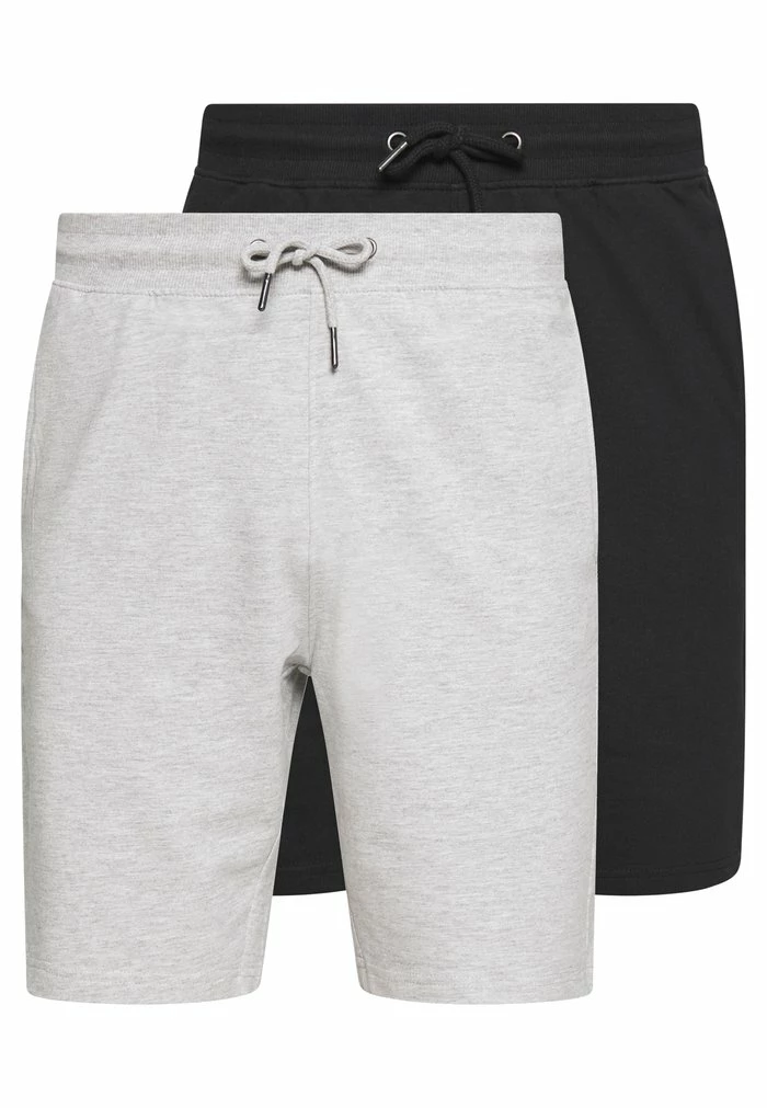 Only & Sons ONSNEIL 2 PACK - Shorts - Black/grey 3 Only & Sons ONSNEIL 2 PACK - Shorts - Black/grey