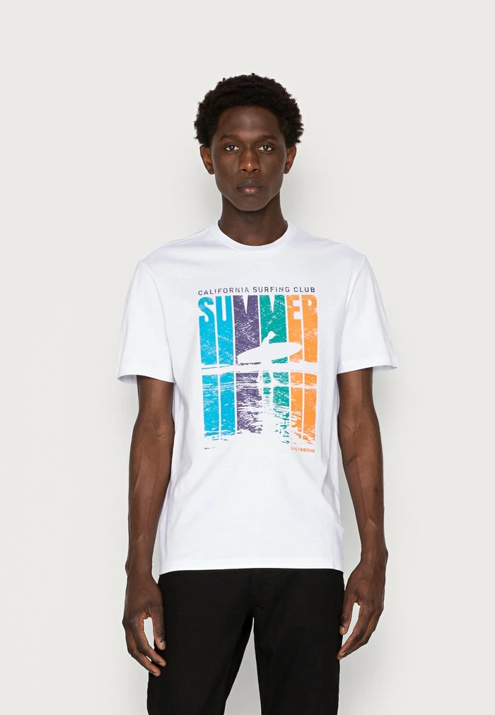 Only & Sons ONSGUNTHER SURF TEE - Print T-shirt - White 3 Only & Sons ONSGUNTHER SURF TEE - Print T-shirt - White